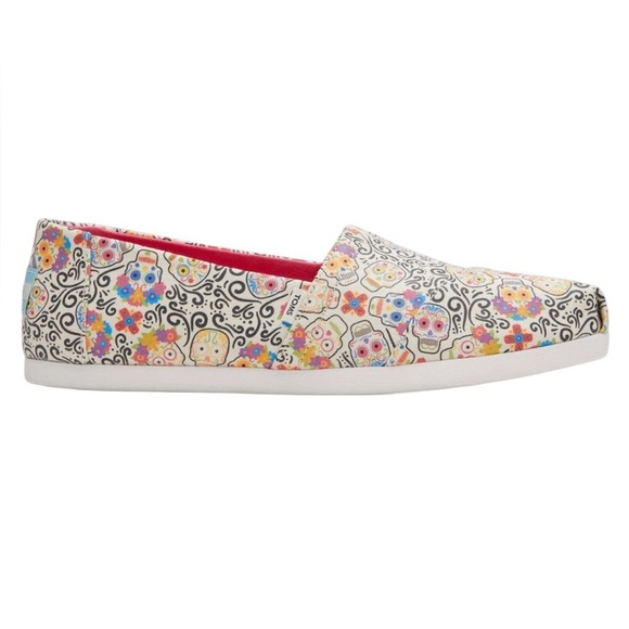 Toms Dia De Los Muertos Slip On Shoes - Picture 1 of 12
